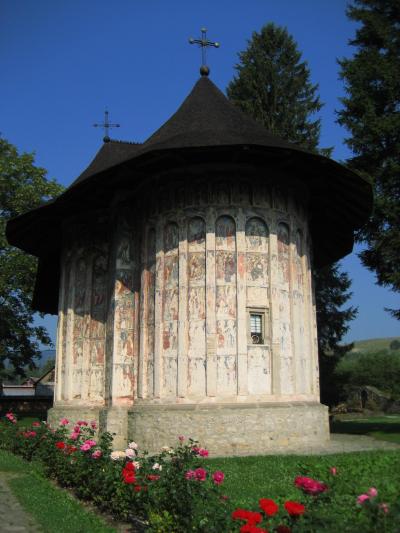 2007年ルーマニア旅行第14日目(1)モルドヴァ地方：赤のフモール修道院