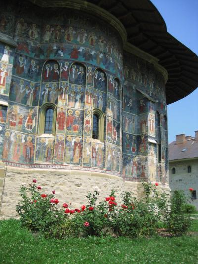 2007年ルーマニア旅行第14日目(3)ブコヴィナ地方：一番大きい緑のスチェヴィツァ修道院