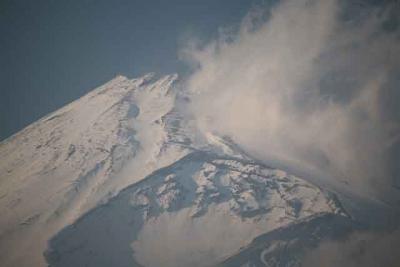 忠ちゃん牧場から見た富士山