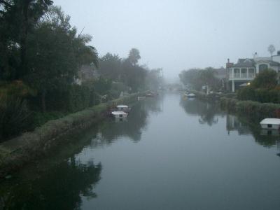 Venice Canals Walkwayを朝のお散歩