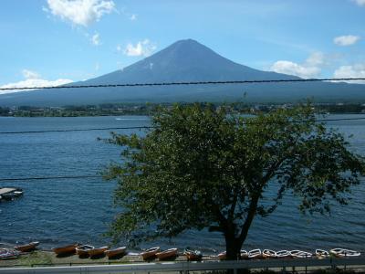 川口湖と富士急