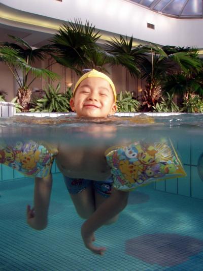 ２４．エクシブ山中湖　テルメ・サハラの温水プール　ルッチコーレのランチ