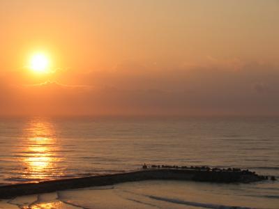 九十九里の朝陽