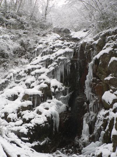 氷結の六甲山七曲滝