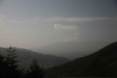 御坂から見た富士