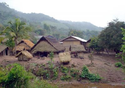 北ラオス１０：　ルアンナムター　「ランテン族村」