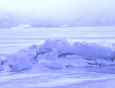 ちょい旅　屈斜路湖　厳冬２月　雪と氷の屈斜路湖と温泉巡りのちょい旅