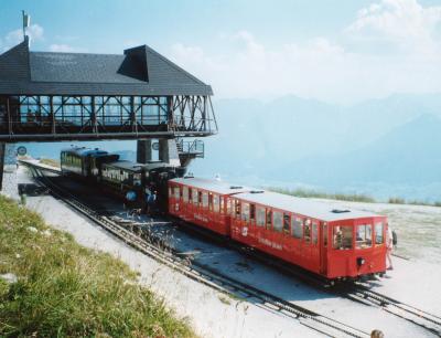 シャフベルク登山鉄道（サウンド・オブ・ミュージックに登場）とヘルブルン宮殿