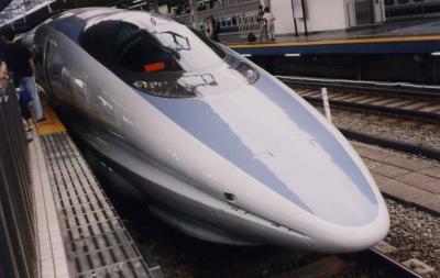 95年05月03日、家族でのぞみ500系に乗り名古屋に行ってきました。