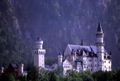 夢破れてノイシュバンシュタイン城。フュッセンからホーエンシュバンガウ（Hohenschwangau）へ。/Neuschwanstein　ドイツ