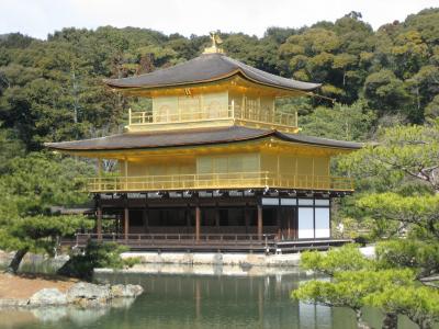 冬の京都―金閣寺から龍安寺へ