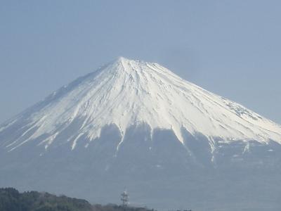 東名高速で富士山鑑賞