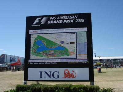 2008 F1オーストラリアGP観戦記　-part1-　3/12（水）～13（木）