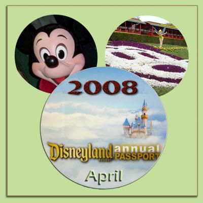 2008 Disneyland Resort April