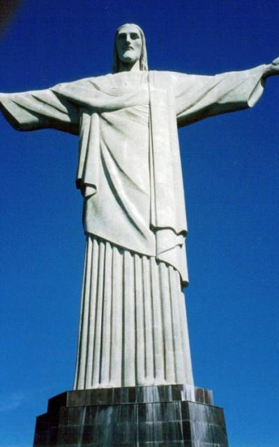 ブラジルはリオデジャネイロにあるコルコバードの丘のキリスト像