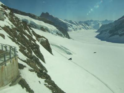 ヨーロッパ周遊 鉄道の旅、スイス、アレッチ氷河