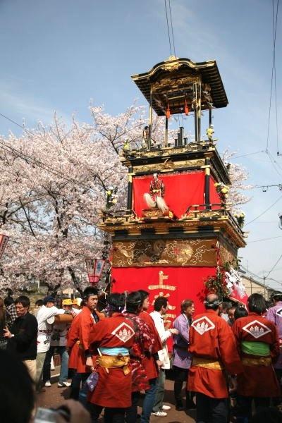 小さな旅●岩倉桜まつり 山車・のんぼり洗い