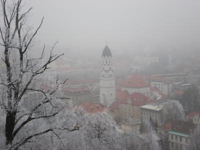 寒かった　冬のスロヴェニア