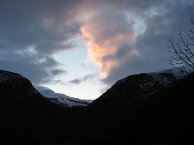 初めての海外旅行　北欧　ラールダール早朝散歩ー?