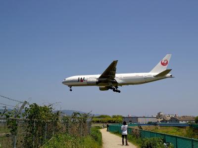 飛行機の着陸