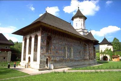 ﾙｰﾏﾆｱ,世界遺産の修道院に残るｽﾚｽｺ画に魅了さる-ﾓﾙﾄﾞｳﾞｨﾂｧ修道院