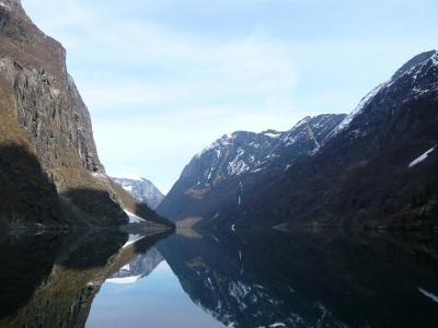 初フィヨルドに感動！