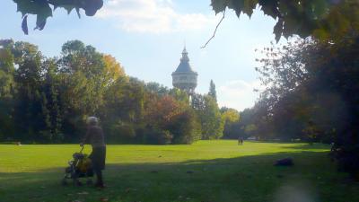 78ドナウ川の中洲・マルギット島の朝・昼・夜