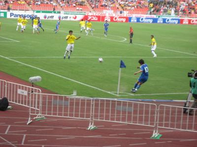 2008年6月　サッカーW杯予選　タイvs日本をバンコクで観戦しました
