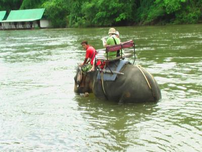 バンコク家族旅行（3-5日） 象のり、市内