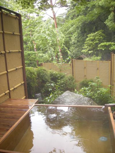 しとしと・・と雨の箱根路小涌谷温泉「水の音」さんへ