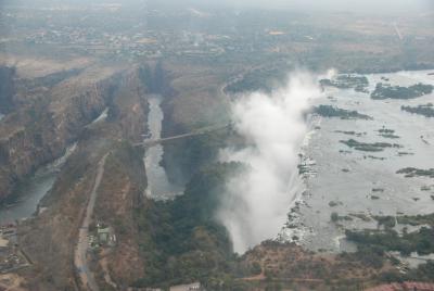 2008 南部アフリカの旅?　『 ジンバブエ側から見るヴィクトリアの滝 』