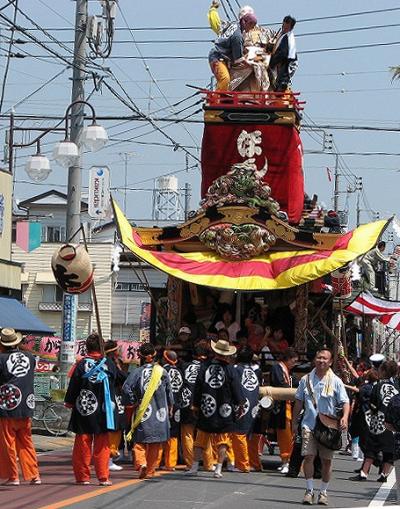 静かな町　華やかな久喜の堤燈祭 （天王様）−?