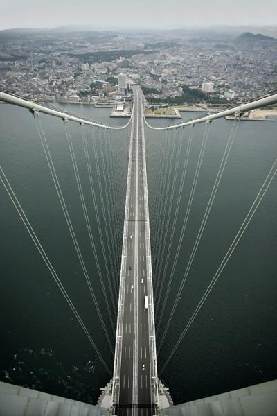 世界一の吊り橋、明石海峡大橋！　ブリッジワールドに参加し、海上３００ｍの高さを体験！！　　/兵庫県神戸市垂水区　明石-鳴門ルート