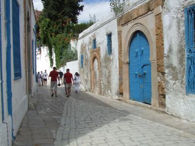 チュニジア旅行記【3】シディ・ブ・サイド、白と青のコントラストが美しい町