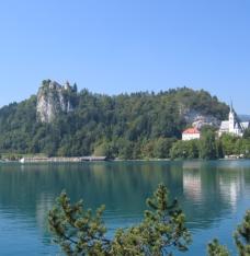 スロベニアのブレッド湖