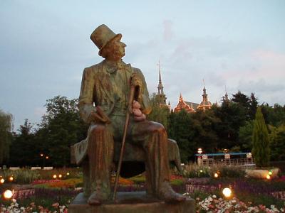 12黄昏れる倉敷チボリ公園（ドーミーめぐり2008その12）