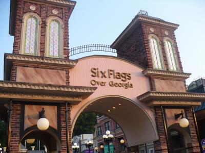 アトランタ　Six Flags 遊園地
