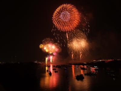 戸田橋花火大会：手ブレ写真のオンパレード