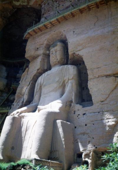 なつかしの中国旅行　炳霊寺石窟