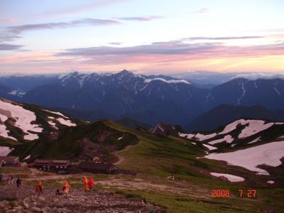 08.07.26～29白馬大雪渓登山２