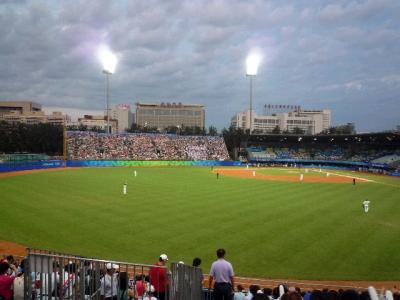 北京五輪現地レポート 野球 日本-韓国 ピッチャー交代！