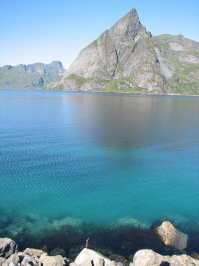 ノルウェーの青い空-Lofoten-