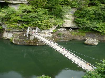 宿場町「大内宿」と絶景「塔のへつり」ーその２−「塔のへつり」編