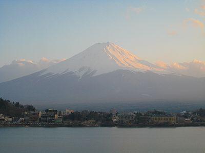 富士山と河口湖