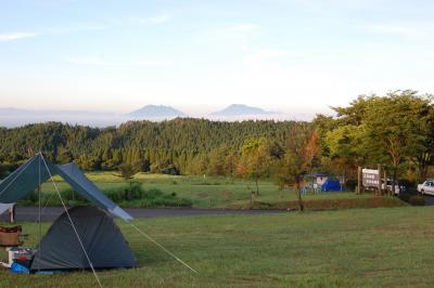 盆キャンプ何時もの一人旅に・・・ 久住沢水キャンプ ラムネの長湯温泉編