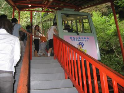 グランパスついでに鉄道乗りつぶし紀行?　鞍馬寺ケーブル