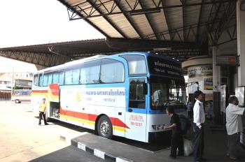 ラオスとの国境の町ノーンカーイ