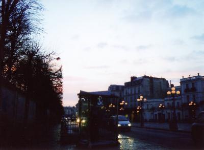 フォンテーヌブローの忘れられない夕焼け