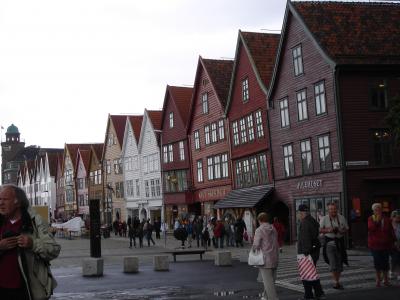 ノールウェーの船旅　with 父と叔母　ベルゲン