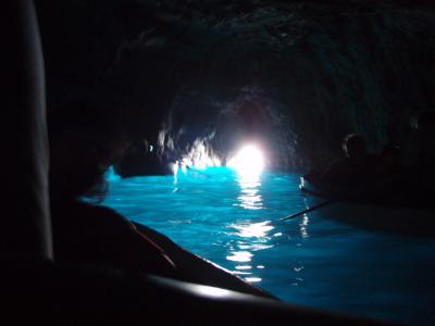 カプリ島　Capri　青の洞窟Grotta Azzurra　動画あり